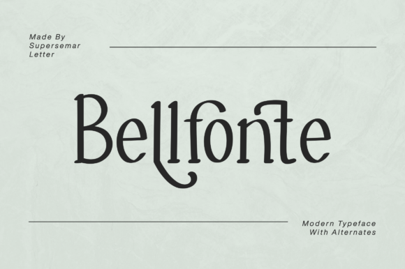 Belfonte: The Stylish Display Font for Bold Creations