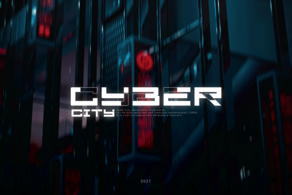 Cyber City: The Squared Display Font That Elevates Any Project