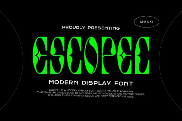Defining Visual Identity with the Distinctive Escopel Typeface