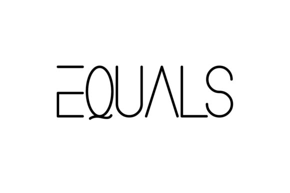 Equals: The Modern Display Font for Minimalist Design