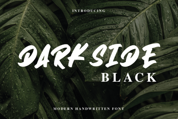 Evaluating Darkside: A Brushed Display Font for Bold Visual Identity