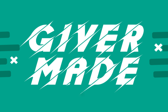 Giver Made: Elevating Visual Identity with Bold Typography