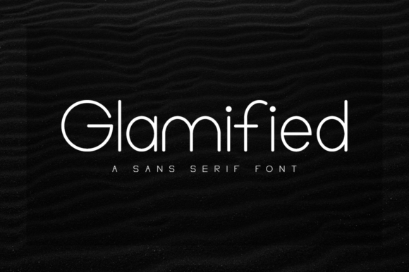 Glamified: The Minimal Display Font Reshaping Modern Design