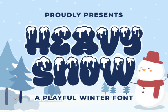 Heavy Snow: The Bold Display Font for High-Impact Visual Designs