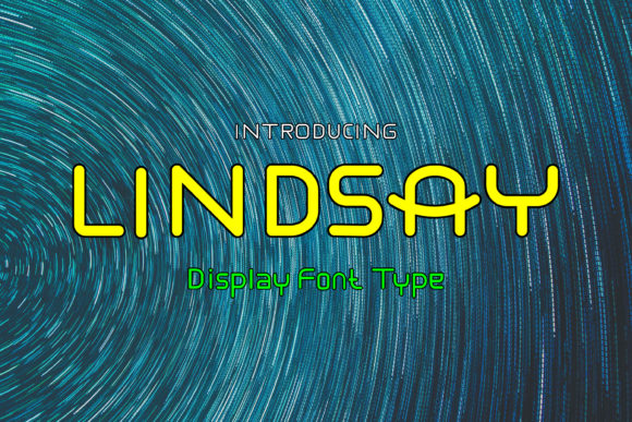 Lindsay: A High-Tech Display Font for Modern Digital Projects