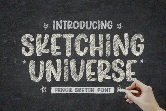 Sketching Universe: The Versatile Display Font for Creative Projects
