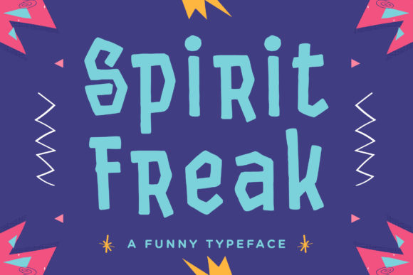 Spirit Freak: The Robotic Display Font for Modern Creators