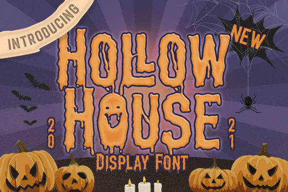 The Allure of Hollow House: A Bold Typeface for Spooky Creations