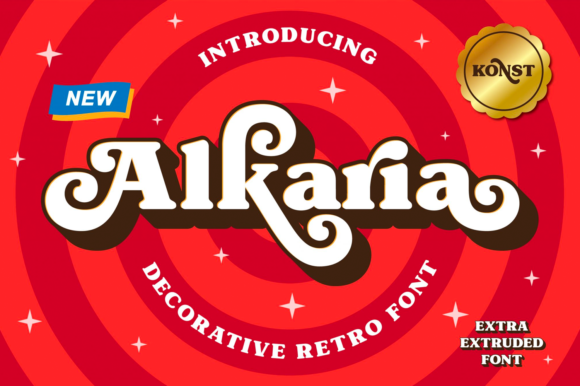 Unleashing Nostalgic Power with Alkaria: The Ultimate Retro Display Font
